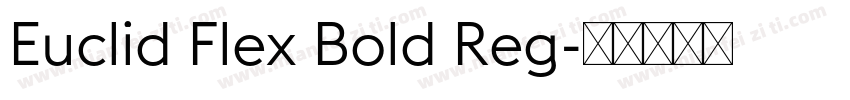 Euclid Flex Bold Reg字体转换